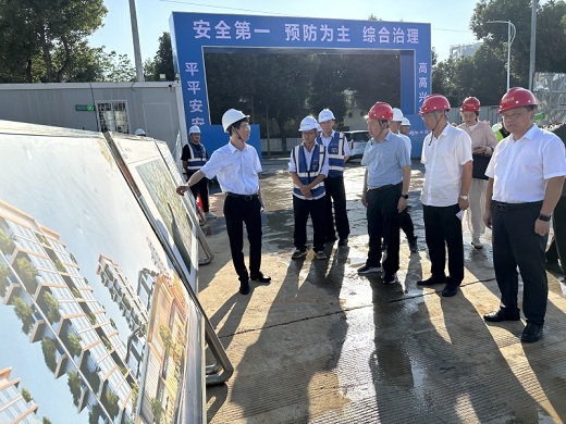 市領(lǐng)導(dǎo)調(diào)研弘宇地產(chǎn)“江山序”項(xiàng)目